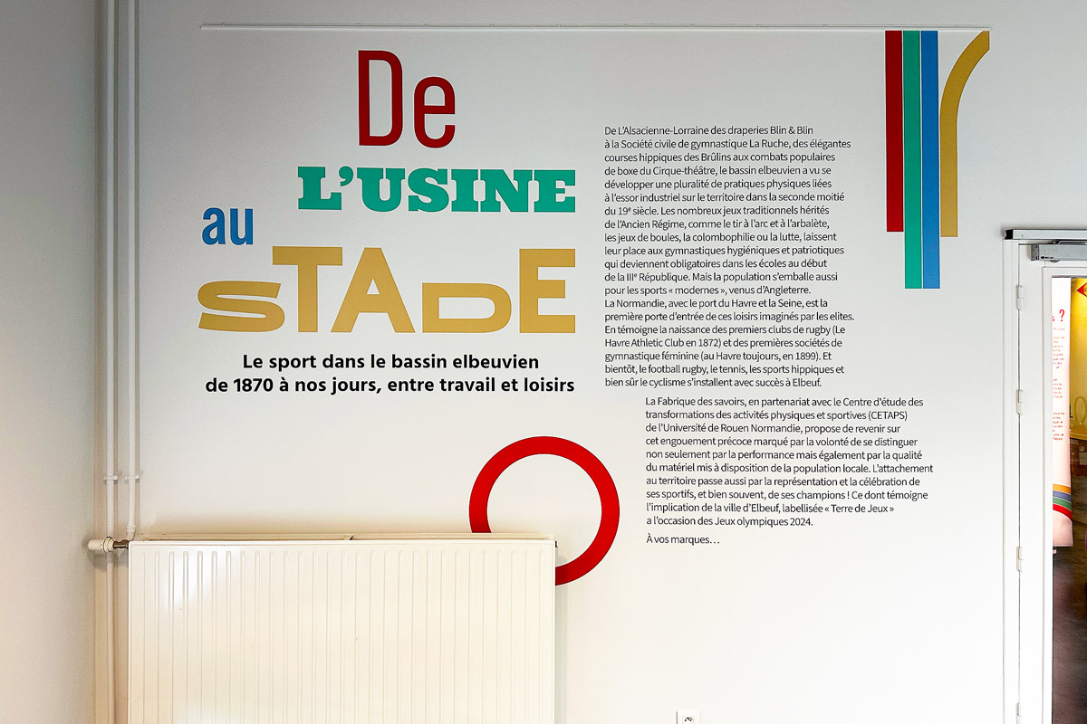 EXPOSITION "DE L'USINE AU STADE"