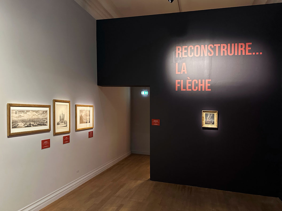 EXPOSITION "RECONSTRUIRE... LA FLèCHE"