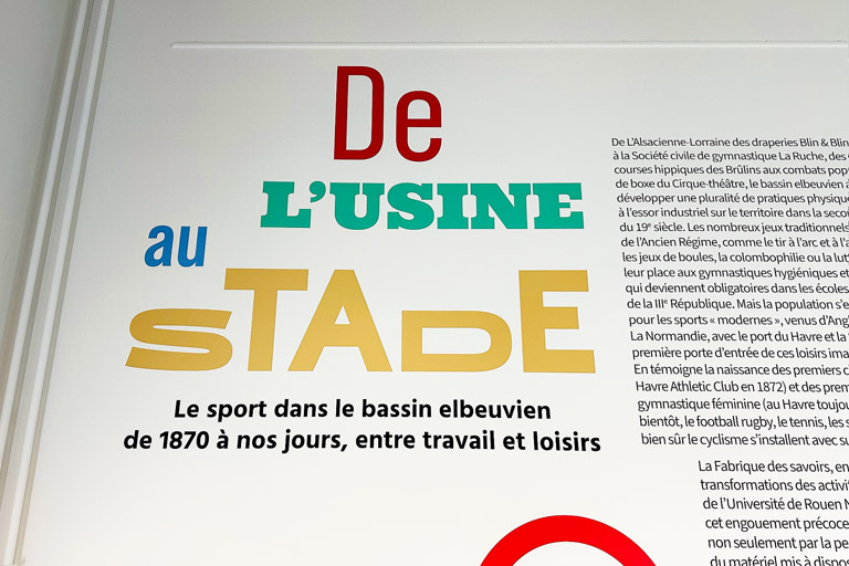 EXPOSITION "DE L'USINE AU STADE"