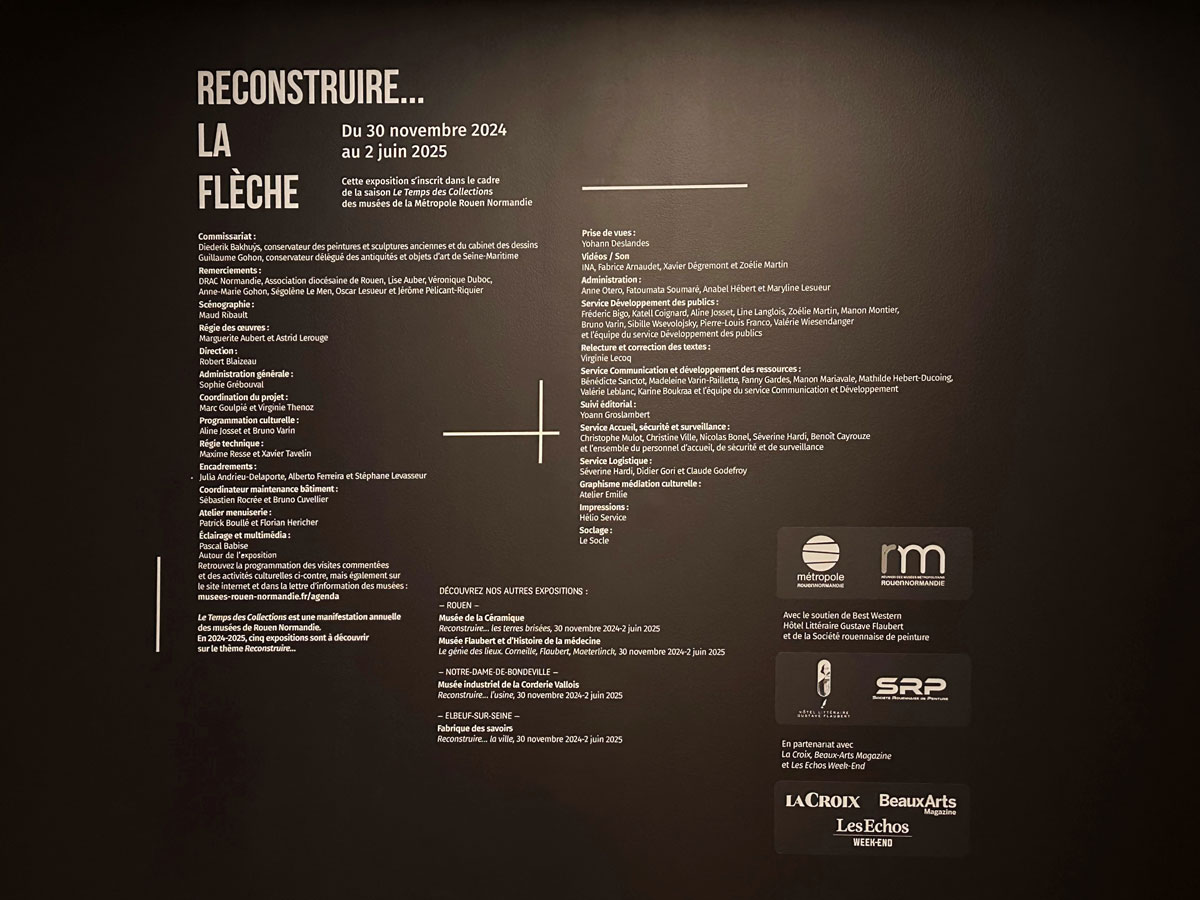 EXPOSITION "RECONSTRUIRE... LA FLèCHE"